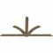 Ekena Millwork Redmond Rough Sawn Timber Gable Bracket, Douglas Fir, 108"W x 54"H x 2"D x 6"F, 12/12 Pitch GBW108X54X0206RED00RDF - alternate 2